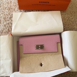 Authentic Hermes Kelly Pocket Wallet